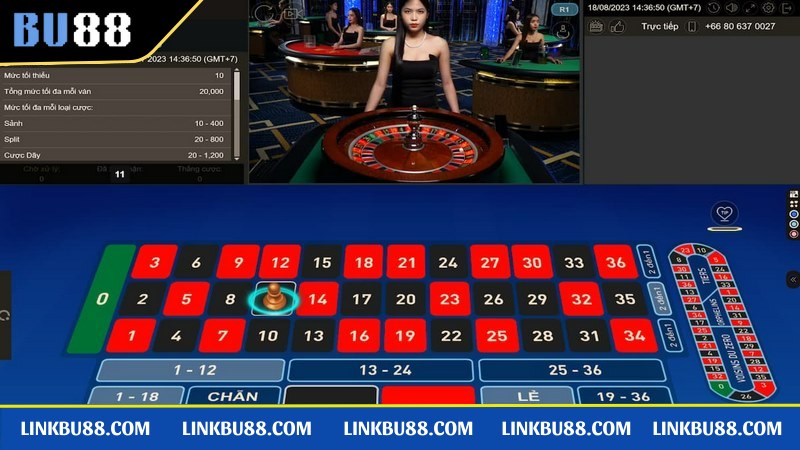 Trải Nghiệm Trò Chơi Roulette Sang Trọng Và Đẳng Cấp Cùng BU88 Chọn loại cược đúng đắn khi chơi
